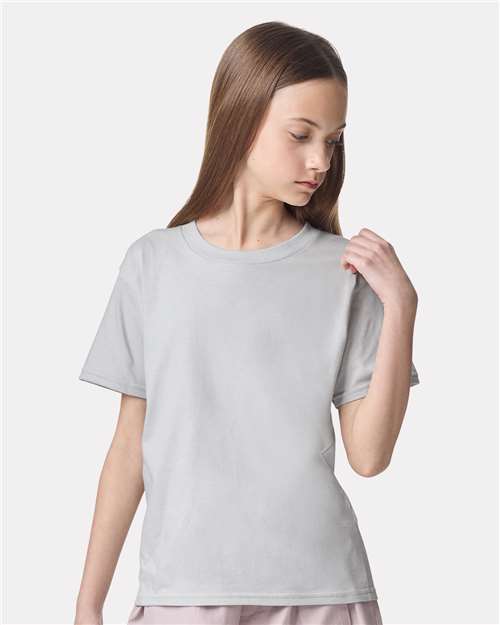 American Apparel 2001Y Youth Fine Jersey Tee - Front view