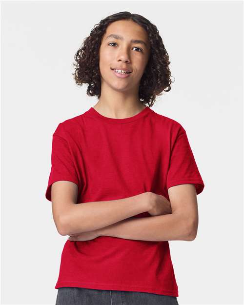 American Apparel 2001Y Youth Fine Jersey Tee - Front view
