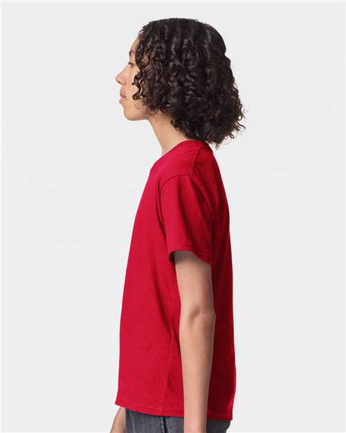 American Apparel 2001Y Youth Fine Jersey Tee - Side view