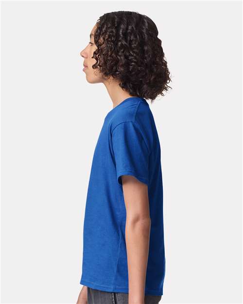 American Apparel 2001Y Youth Fine Jersey Tee - Side view