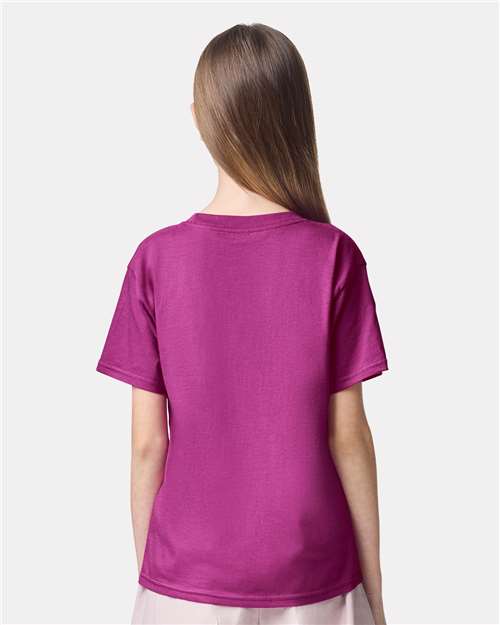 American Apparel 2001Y Youth Fine Jersey Tee - Back view