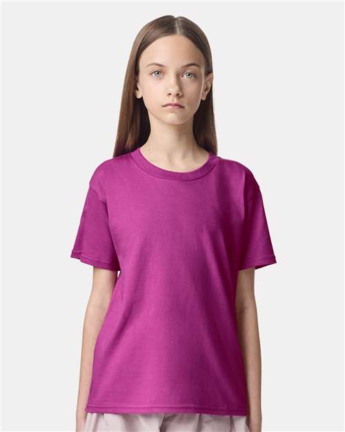 American Apparel 2001Y Youth Fine Jersey Tee - Front view