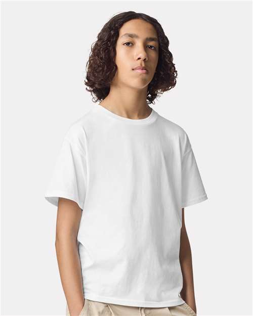 American Apparel 2001Y Youth Fine Jersey Tee - Front view