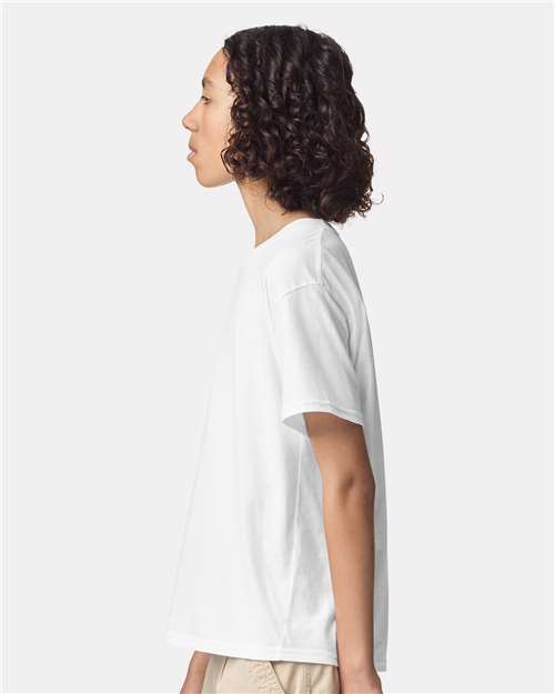 American Apparel 2001Y Youth Fine Jersey Tee - Side view