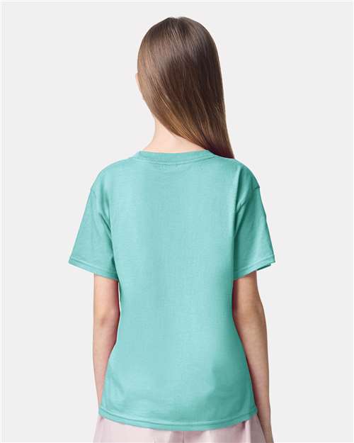 American Apparel 2001Y Youth Fine Jersey Tee - Back view