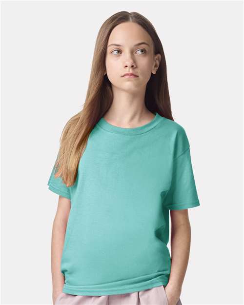 American Apparel 2001Y Youth Fine Jersey Tee - Front view