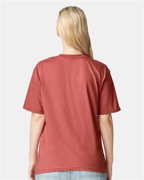 American Apparel 2001 Unisex Fine Jersey Tee - Back view