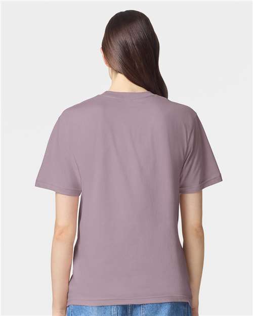 American Apparel 2001 Unisex Fine Jersey Tee - Back view