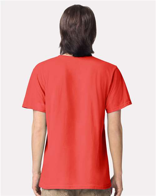 American Apparel 2001 Unisex Fine Jersey Tee - Back view