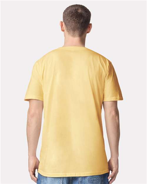 American Apparel 2001 Unisex Fine Jersey Tee - Back view