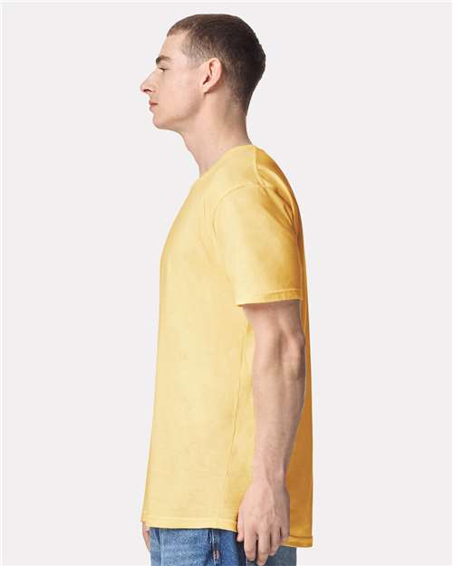 American Apparel 2001 Unisex Fine Jersey Tee - Side view