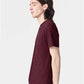 American Apparel 2001 Unisex Fine Jersey Tee - Side view
