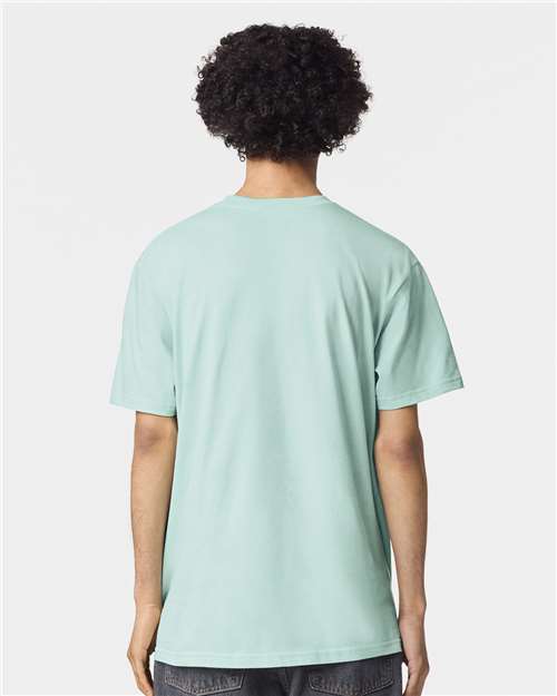 American Apparel 2001 Unisex Fine Jersey Tee - Back view