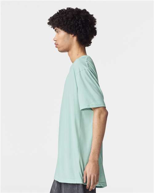 American Apparel 2001 Unisex Fine Jersey Tee - Side view