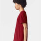 American Apparel 2001 Unisex Fine Jersey Tee - Side view