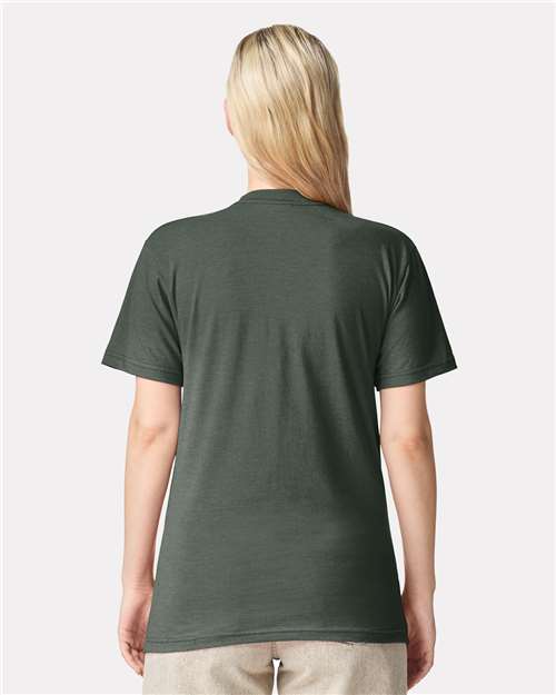 American Apparel 2001CVC Unisex CVC Tee - Back view