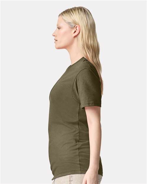 American Apparel 2001CVC Unisex CVC Tee - Side view