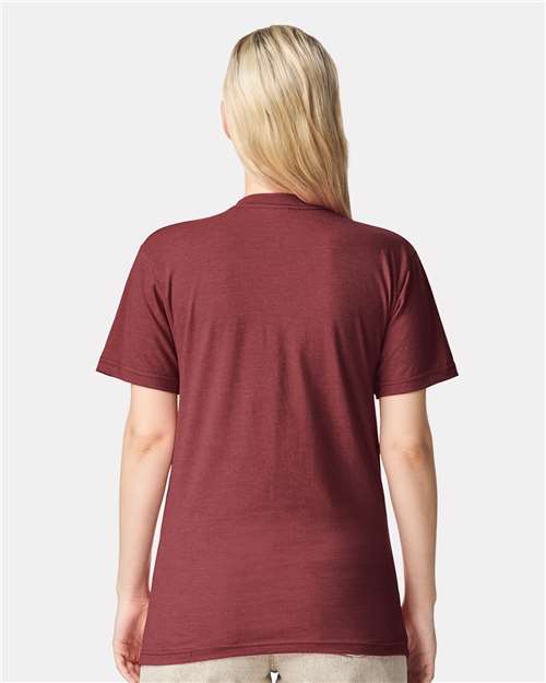 American Apparel 2001CVC Unisex CVC Tee - Back view