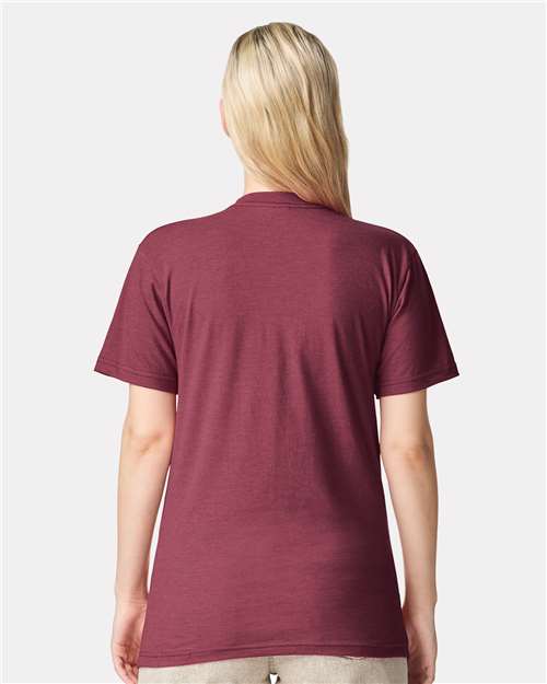 American Apparel 2001CVC Unisex CVC Tee - Back view