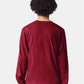 American Apparel 2007 Unisex Fine Jersey Long Sleeve Tee - Back view