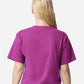 American Apparel 102 Women's Fine Jersey Mid-Length Boxy Tee - Back view