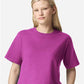 American Apparel 102 Women's Fine Jersey Mid-Length Boxy Tee - Front view