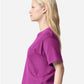 American Apparel 102 Women's Fine Jersey Mid-Length Boxy Tee - Side view