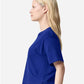 American Apparel 102 Women's Fine Jersey Mid-Length Boxy Tee - Side view