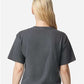 American Apparel 102 Women's Fine Jersey Mid-Length Boxy Tee - Back view