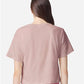 American Apparel 102 Women's Fine Jersey Mid-Length Boxy Tee - Back view
