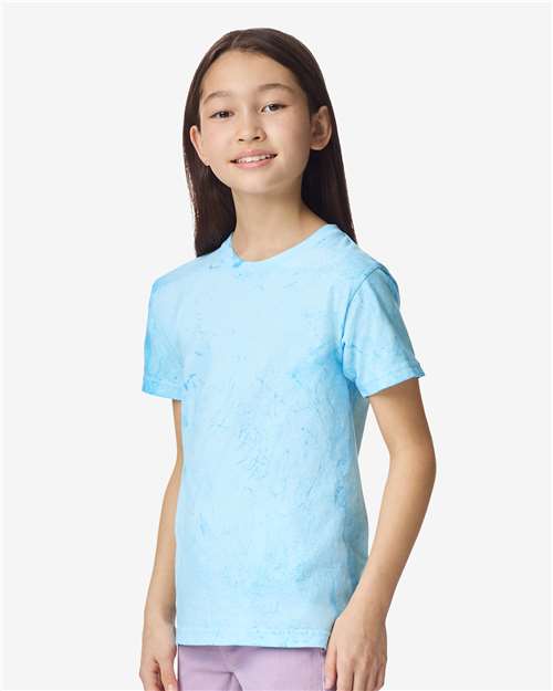 Comfort Colors 1745Y Youth Colorblast? Heavyweight T-Shirt - Side view