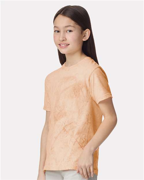 Comfort Colors 1745Y Youth Colorblast? Heavyweight T-Shirt - Side view