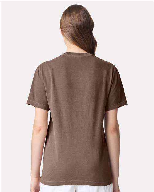 Comfort Colors 6030 Unisex Garment-Dyed Heavyweight Pocket T-Shirt - Back view