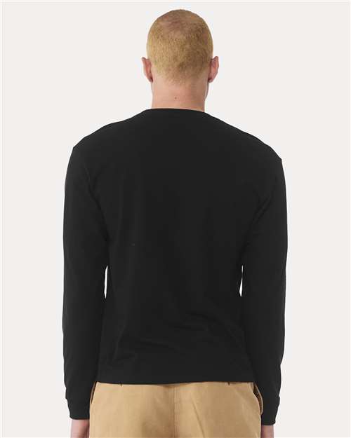 BELLA  CANVAS 3511 6 oz. Heavyweight Long Sleeve Tee - Back view