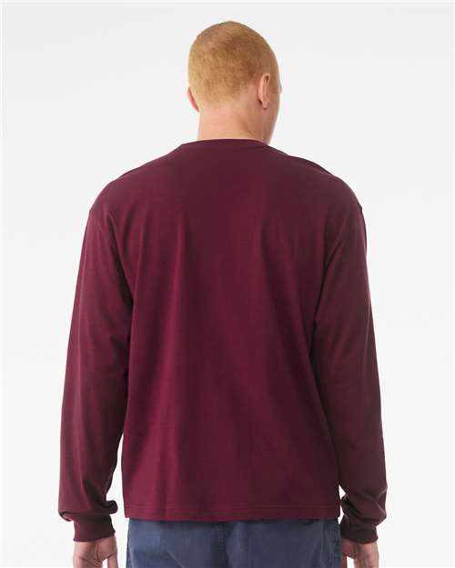 BELLA  CANVAS 3511 6 oz. Heavyweight Long Sleeve Tee - Back view