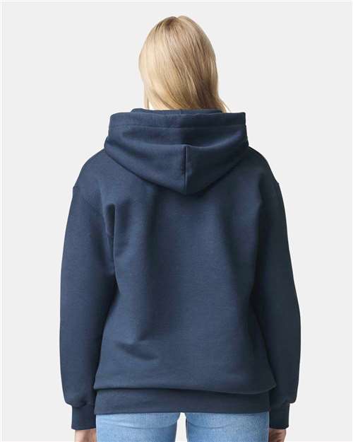 Gildan 19500 Unisex Hammer? Maxweight Hooded Sweatshirt - Back view