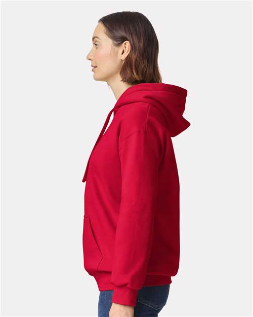 Gildan 19500 Unisex Hammer? Maxweight Hooded Sweatshirt - Side view