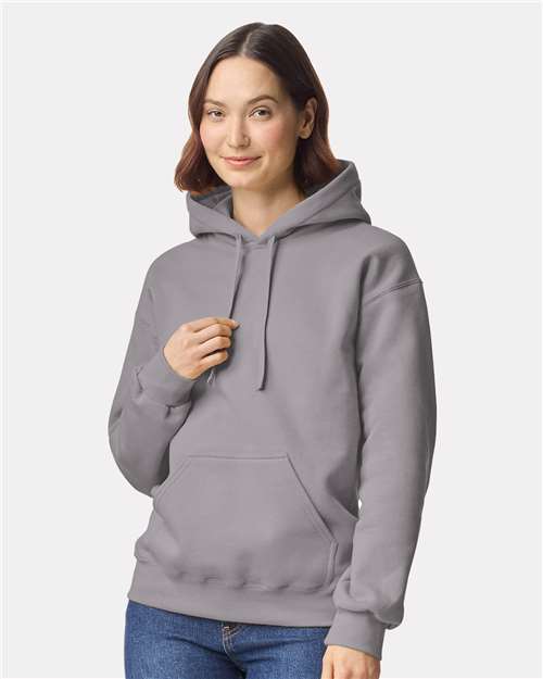 Gildan 19500 Unisex Hammer? Maxweight Hooded Sweatshirt - Front view