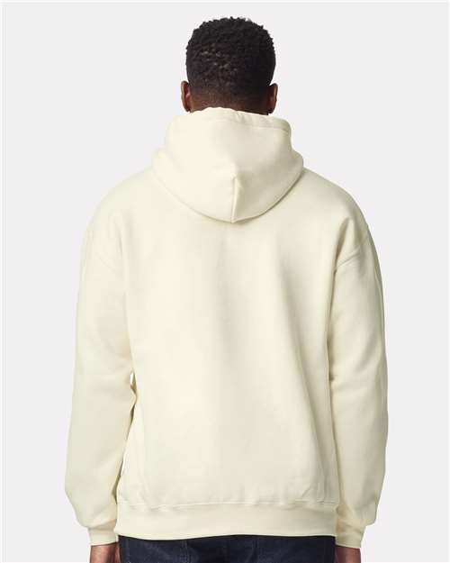 Gildan 19500 Unisex Hammer? Maxweight Hooded Sweatshirt - Back view