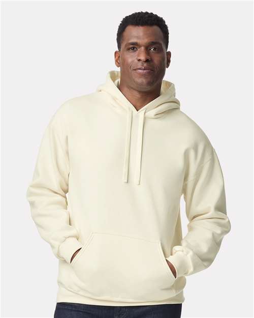 Gildan 19500 Unisex Hammer? Maxweight Hooded Sweatshirt - Front view