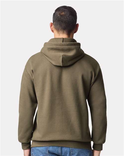 Gildan 19500 Unisex Hammer? Maxweight Hooded Sweatshirt - Back view