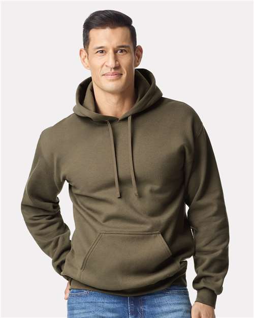 Gildan 19500 Unisex Hammer? Maxweight Hooded Sweatshirt - Front view