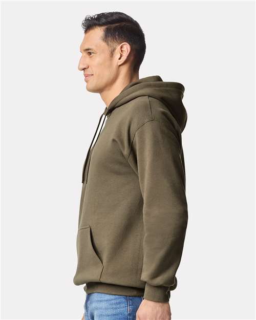 Gildan 19500 Unisex Hammer? Maxweight Hooded Sweatshirt - Side view
