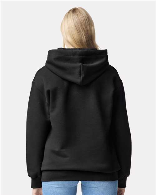 Gildan 19500 Unisex Hammer? Maxweight Hooded Sweatshirt - Back view
