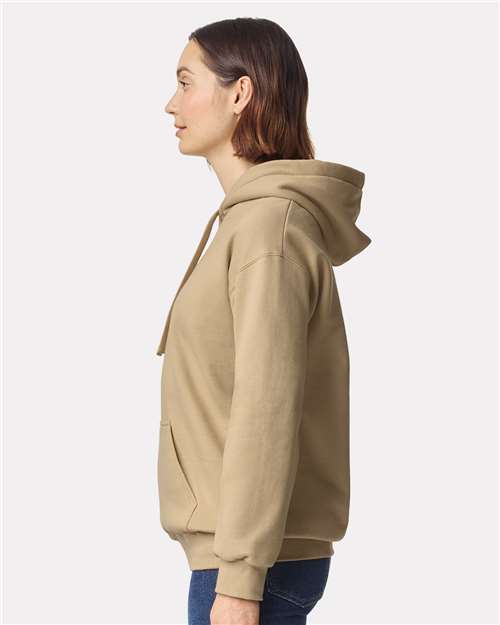 Gildan 19500 Unisex Hammer? Maxweight Hooded Sweatshirt - Side view