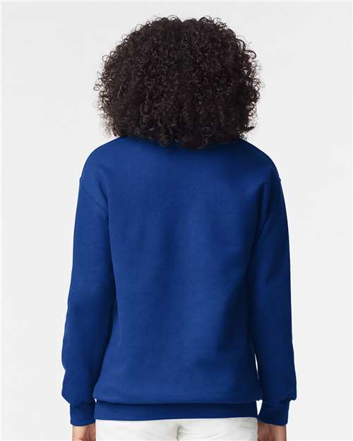 Gildan 19000 Unisex Hammer? Maxweight Crewneck Sweatshirt - Back view