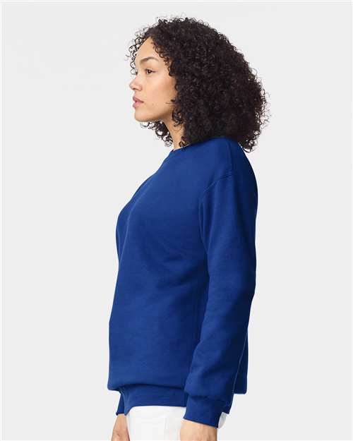 Gildan 19000 Unisex Hammer? Maxweight Crewneck Sweatshirt - Side view