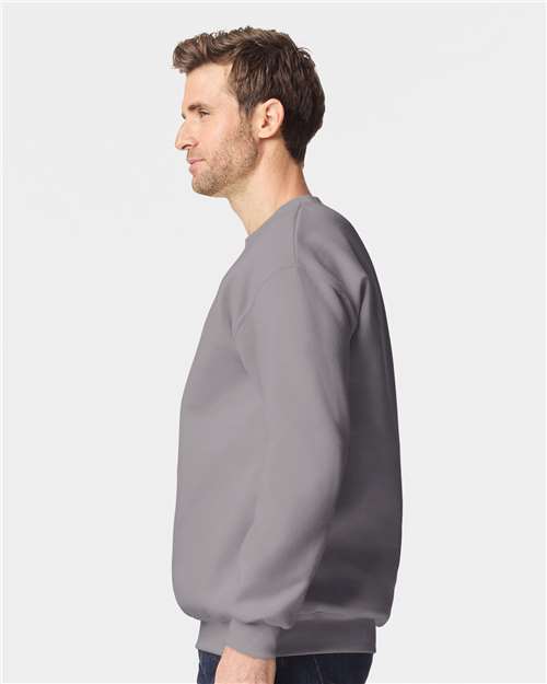 Gildan 19000 Unisex Hammer? Maxweight Crewneck Sweatshirt - Side view