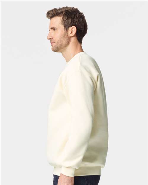 Gildan 19000 Unisex Hammer? Maxweight Crewneck Sweatshirt - Side view