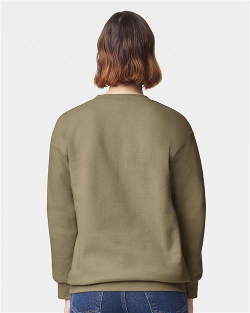 Gildan 19000 Unisex Hammer? Maxweight Crewneck Sweatshirt - Back view